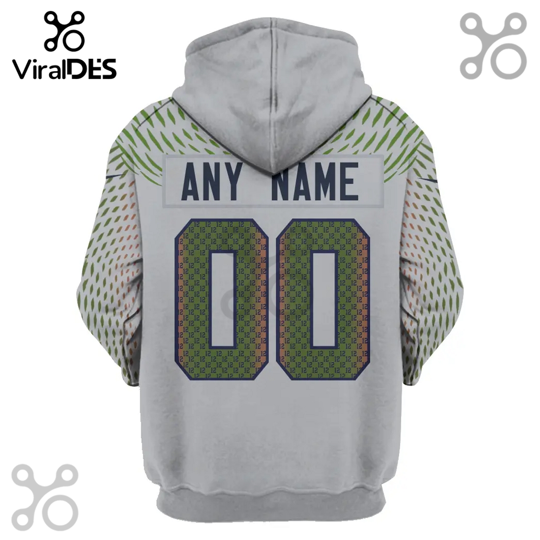Seattle Seahawks Football Super Bowl Commemorative 3D Hoodie Seattle Seahawks Football Super Bowl Commemorative 3D Hoodie