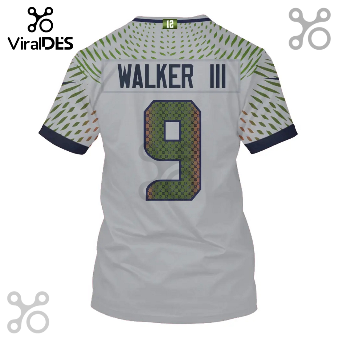 Seattle Seahawks Kenneth Walker III Super Bowl LVI 3D Hoodie Seattle Seahawks Kenneth Walker III Super Bowl LVI 3D Hoodie