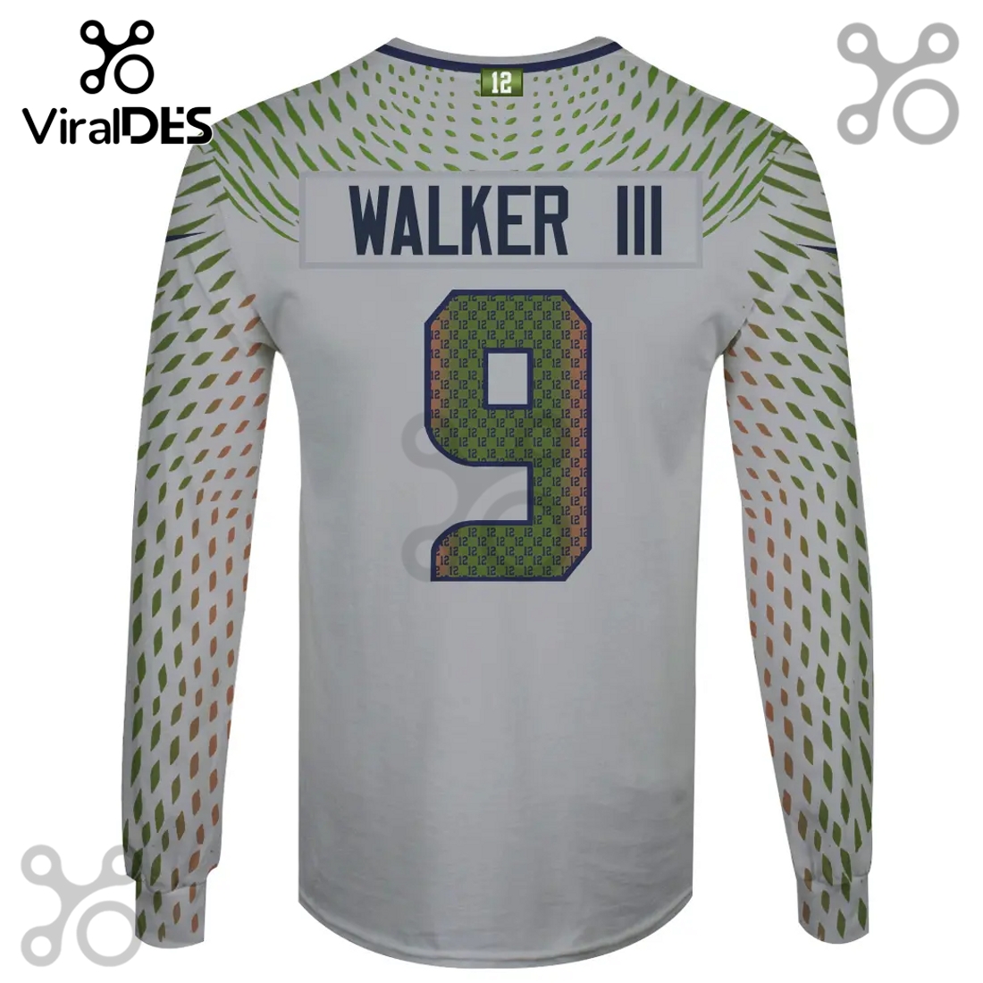 Seattle Seahawks Kenneth Walker III Super Bowl LVI 3D Hoodie Seattle Seahawks Kenneth Walker III Super Bowl LVI 3D Hoodie