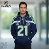 Seattle Seahawks Witherspoon 21 Super Bowl 50th Anniversary 3D Hoodie
