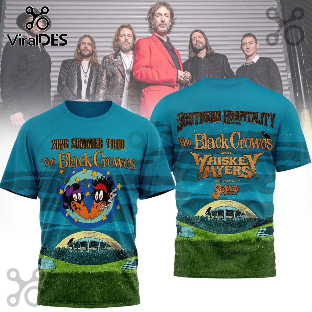 The Black Crowes And Whiskey Myers 3D T-Shirt