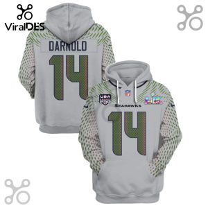 Seattle Seahawks Darnold 14 Super Bowl Anniversary 3D Hoodie