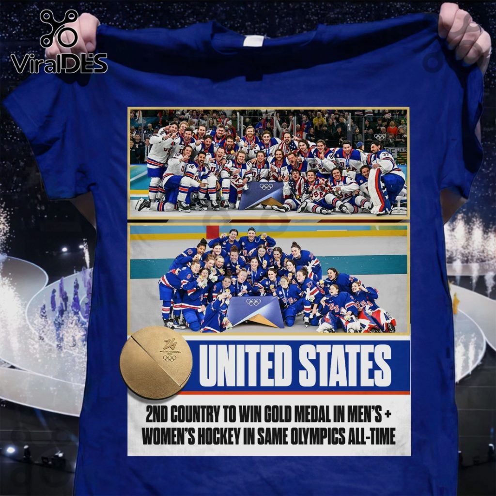 USA Hockey Gold Medal Champions – Olympic Team Graphic Shirt