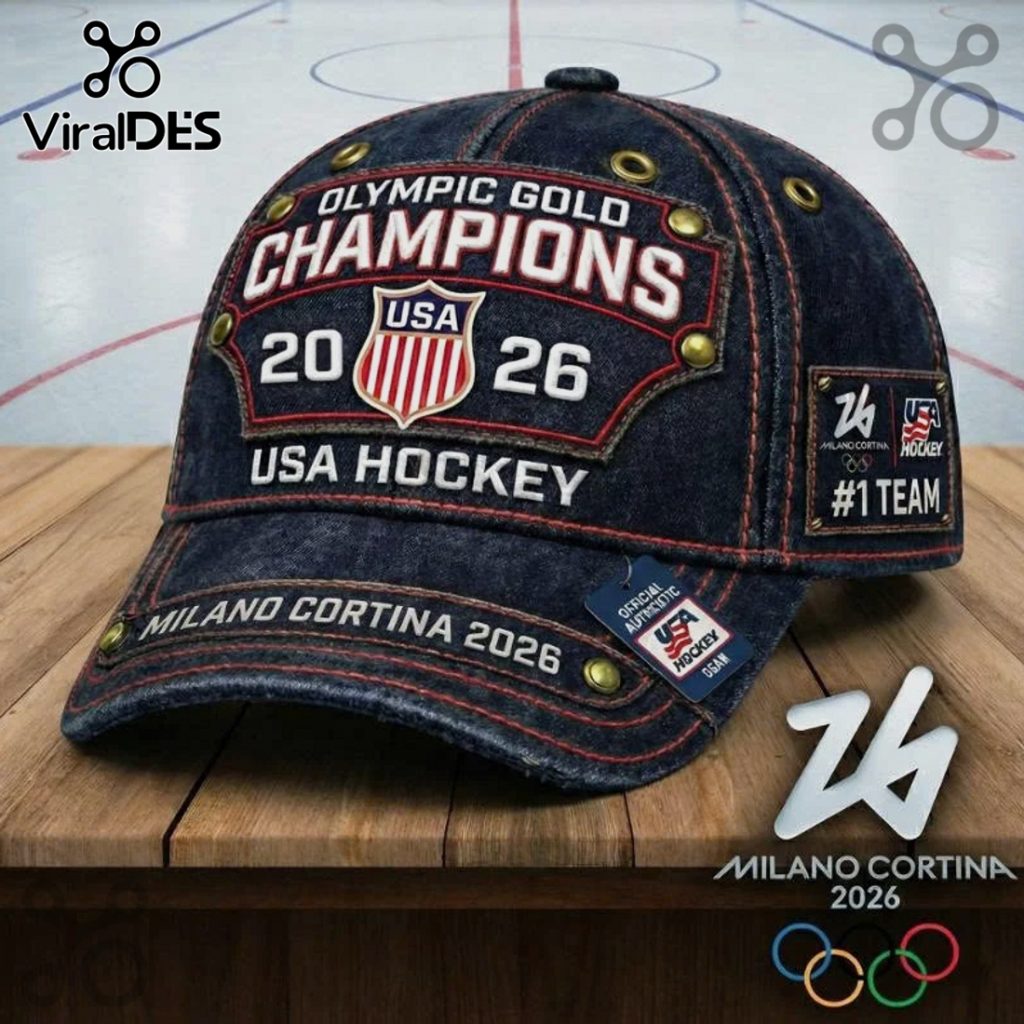 USA Hockey Olympic Gold Champions 2026 1 Team Official Authentic Cap