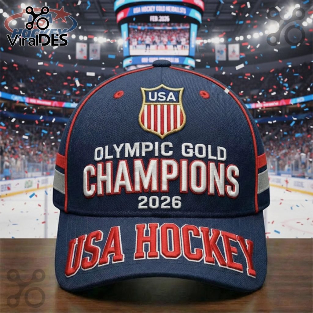 USA Hockey Olympic Gold Champions 2026 Commemorative Baseball Cap