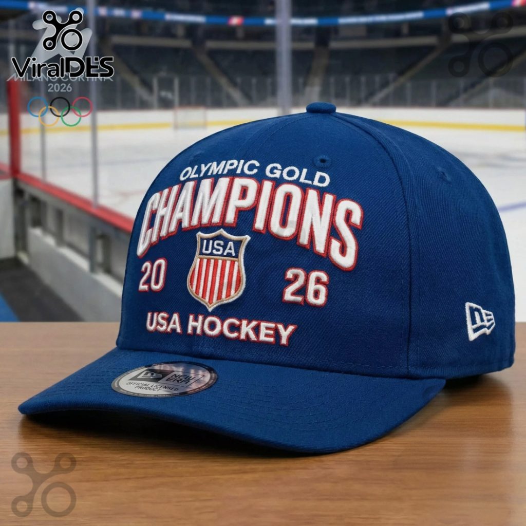 USA Hockey Olympic Gold Champions 2026 Commemorative Hat