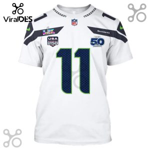 Seahawks #11 jersey style T-shirt with Super Bowl & NFL logos.!