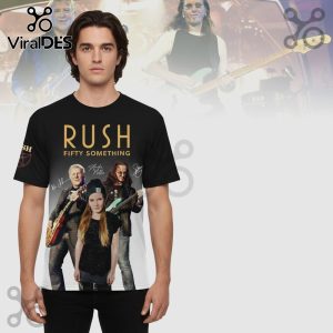 Rush Fifty Something band member graphic print T-shirt.!