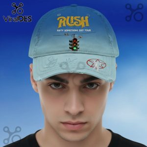 Rush Fifty Something Tour 2027 Embroidered Signature Baseball Cap