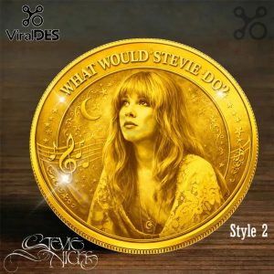 Limited Edition Stevie Nicks Commemorative Coin - Celebrate the iconic Fleetwood Mac singer and her timeless music.