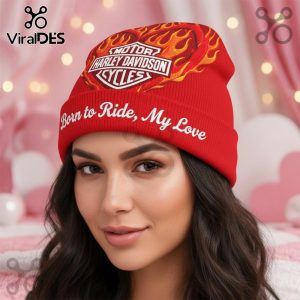 Harley Davidson Motor Valentine Day Beanie Hat Harley Davidson Motor Valentine Day Beanie Hat