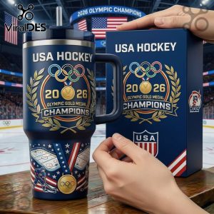 USA Hockey 2026 Olympic Gold Medal Champions Premium Insulated Tumbler