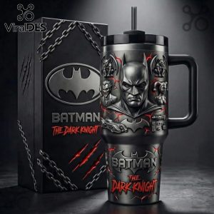 Batman The Dark Knight 3D Sculpted Premium Stainless Steel Tumbler