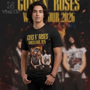 Guns N’ Roses World Tour 2026 Band Premium Graphic Design Shirt