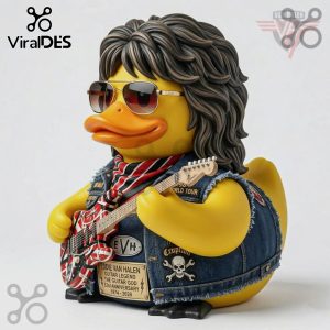 Van Halen Eddie Rubber Duck – 52nd Anniversary Tribute Collectible Figure