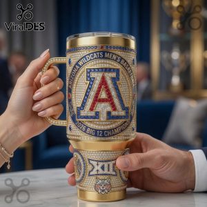 Arizona Wildcats 2026 Big 12 Champions Commemorative Tumbler