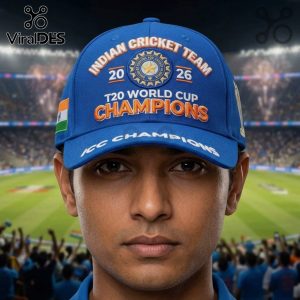 Indian Cricket Team 2026 T20 World Cup Champions Commemorative Cap