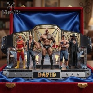 WWE Legends Personalized Arena Display, Wrestling Champions Acrylic Plaque