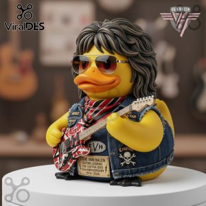 Van Halen Eddie Rubber Duck – 52nd Anniversary Tribute Collectible Figure