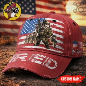 BUC RED Remember Everyone Deployed American Flag Graphic Classic Cap