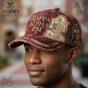 Kappa Alpha Psi Fraternity 1911 Distressed Heritage Crest Baseball Cap