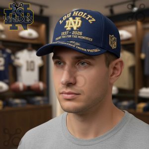 Notre Dame Lou Holtz 1937-2026 Commemorative Edition Baseball Cap