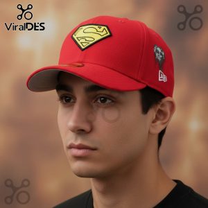 Superman Red Emblem 59FIFTY Fitted New Era Hat