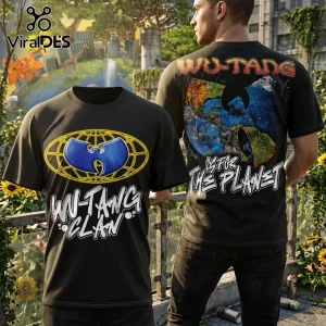 Wu-Tang Clan Is For The Planet Earth Globe Hip Hop Graphic T-Shirt