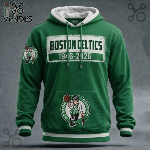 Boston Celtics 1946-2026 Anniversary Premium Fan Apparel Hoodie