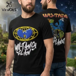 Wu-Tang Clan Is For The Planet Earth Globe Hip Hop Graphic T-Shirt