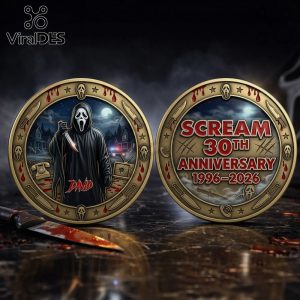 Horror Scream 30th Anniversary Limited Edition Collectible Coin