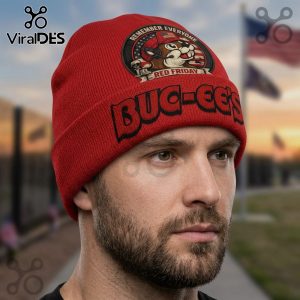Buc-ee’s RED Friday Remember Everyone Deployed Beanie Hat