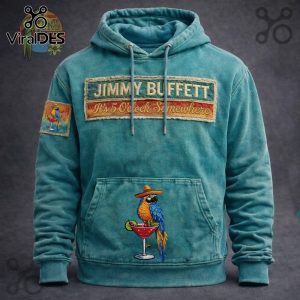 Jimmy Buffett It’s 5 O’Clock Somewhere Parrot Graphic Hoodie