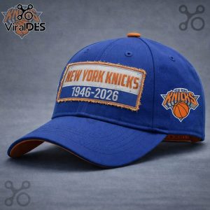 New York Knicks 1946-2026 Anniversary NBA Premium Adjustable Cap