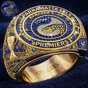 Eels Premiers Ring – NRL Parramatta Football Club Championship Gold Ring