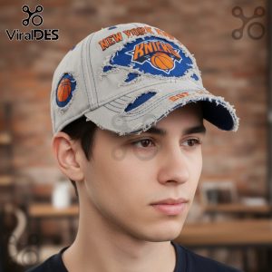 New York Knicks EST 1946 Vintage Distressed Fashion Adjustable Cap