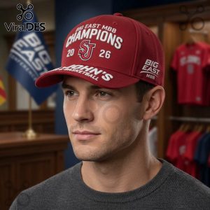 St. John’s Red Storm Big East Champions 2026 Premium Baseball Cap