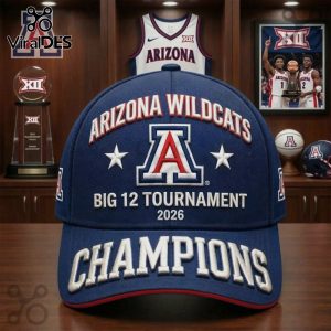 Arizona Wildcats Big 12 Tournament 2026 Champions Premium Cap