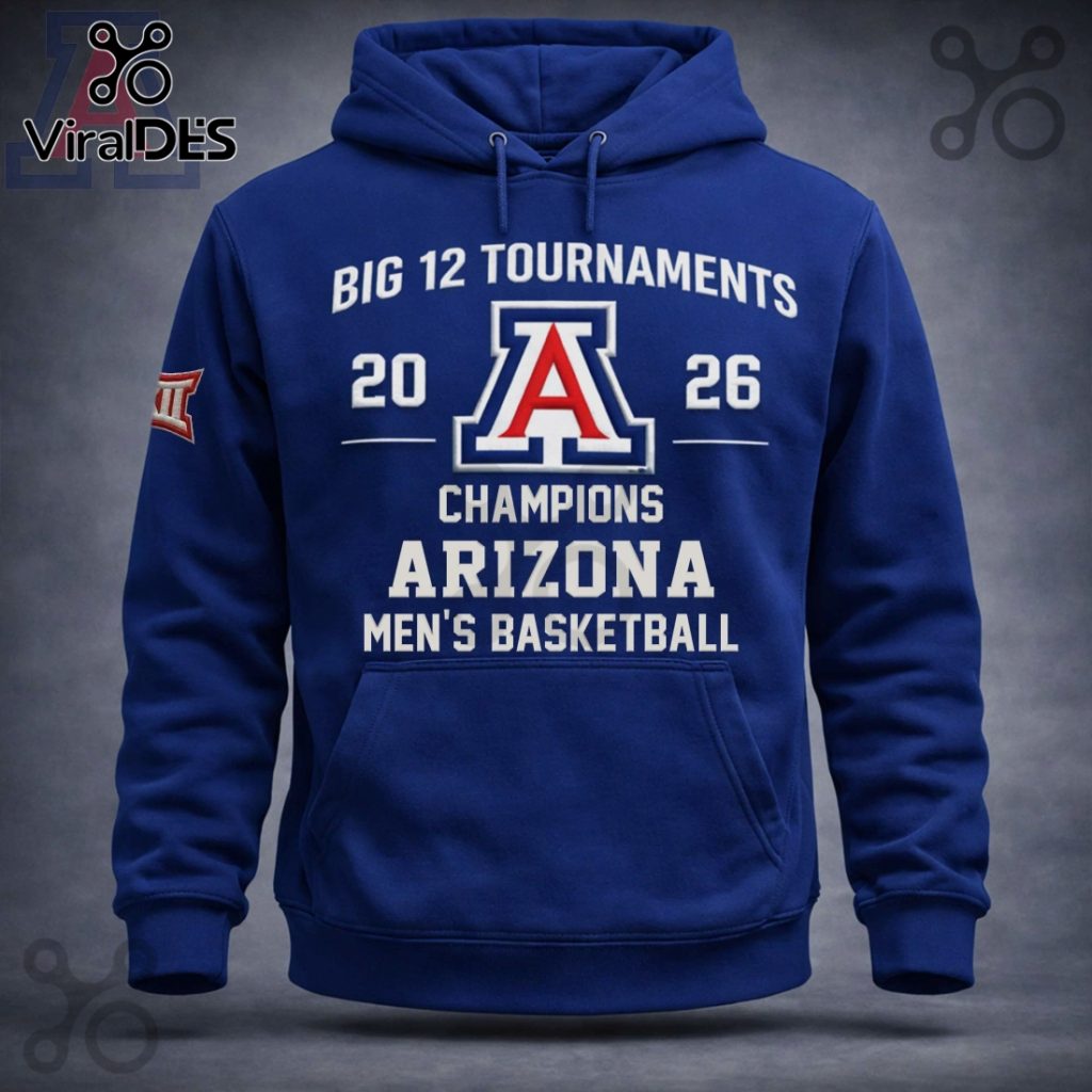 Arizona Men’s Basketball Champions 2026 Tournament Premium Hoodie