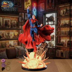 3D Superman Figurine – Legion Miniatures Hero Statue Collectible