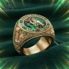 Celtics 1946-2026 Anniversary Ring Custom Engraved Name Premium Ring
