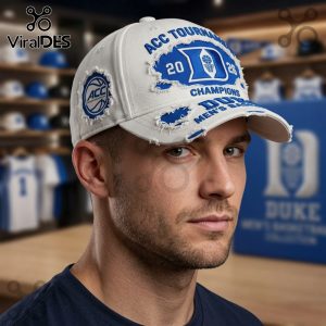 Duke Blue Devils 2026 ACC Tournament Champions Distressed Cap