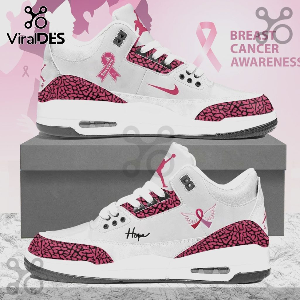 Breast Cancer Awareness Premium Air Jordan 3 Sneakers