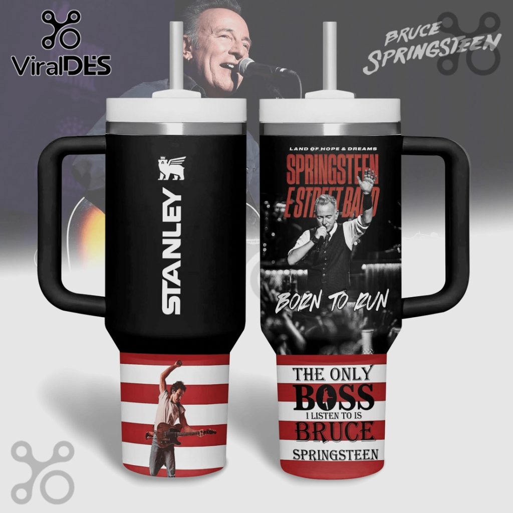 Bruce Springsteen ‘The Boss’ Fan Art Stanley Tumbler