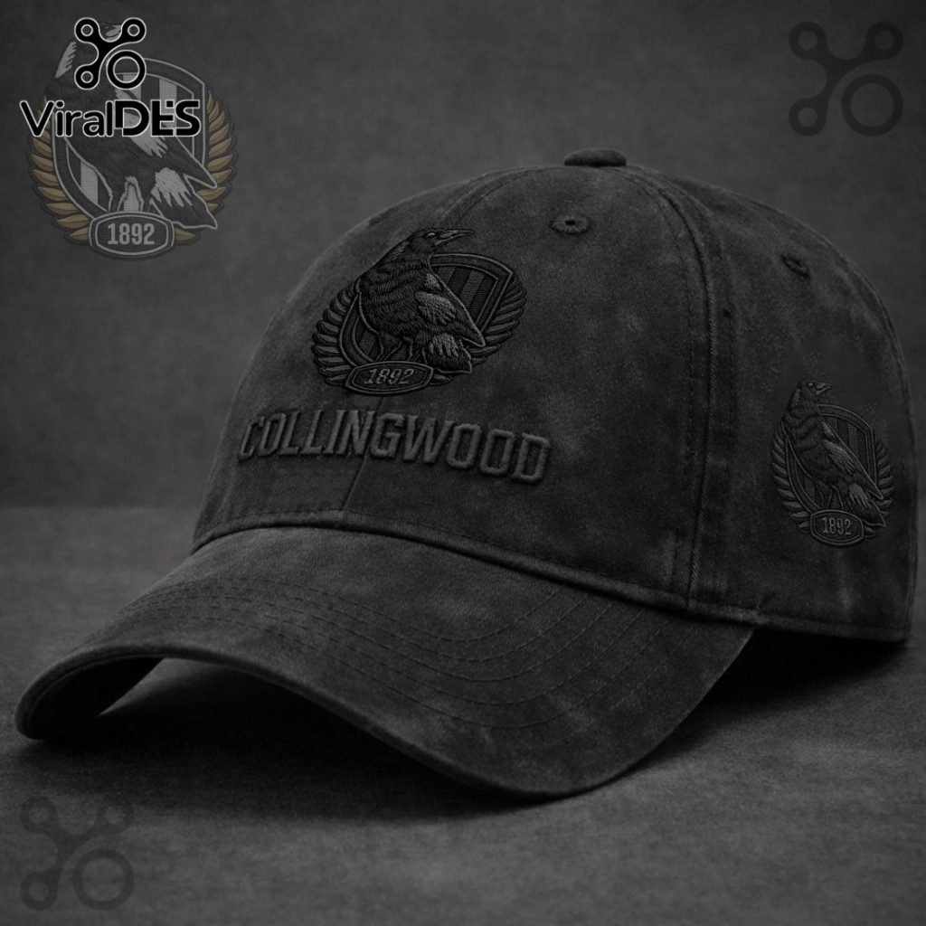 Collingwood Magpies 1892 Embroidered Vintage Cotton Baseball Cap