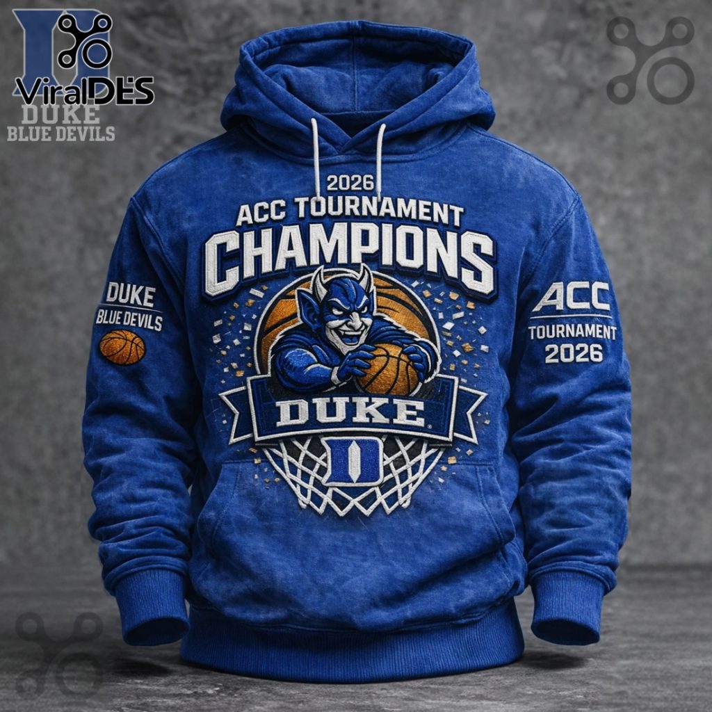 Duke Blue Devils 2026 ACC Champions Premium Pullover Hoodie