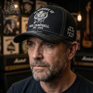 Motörhead In Memory of Phil Campbell 1961-2026 Premium Tribute Cap