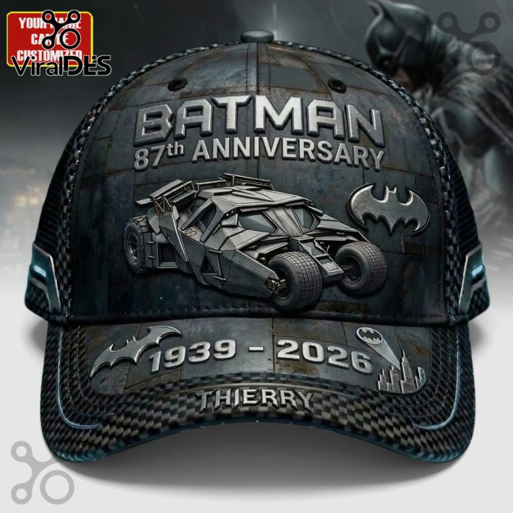 Gotham Hero Batman 87th Anniversary Limited Edition Cap