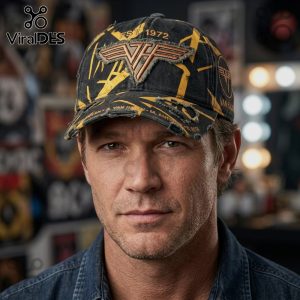 Van Halen Est. 1972 Distressed Rock Band Baseball Cap