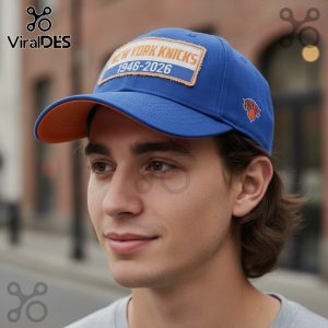 New York Knicks 1946-2026 Anniversary NBA Premium Adjustable Cap
